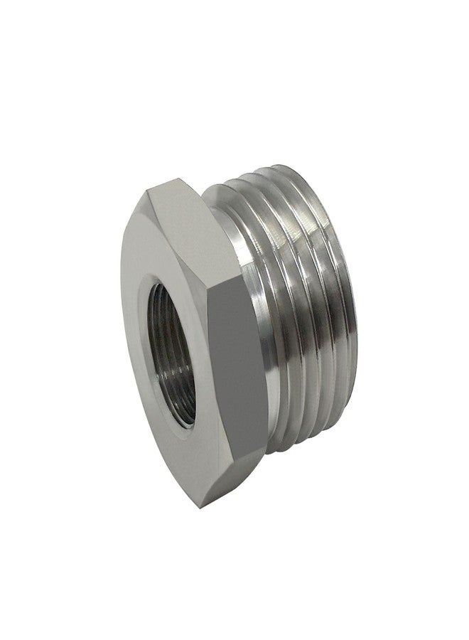 Beduan Stainless Steel 3/8 Compression Female Thread(I.D:0.512") to 3/4 Male Garden Hose Threaded(O.D:1.06") Adapter Hex Bushing(Pls check size chart!) - Image 4